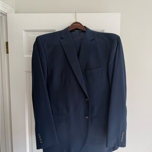 David Donahue Navy Men's Two-Button Suit & Pants